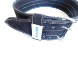 Massiv Black Leather Belt
